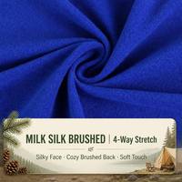 Tissu DTY en Soie de Lait Brossée Extensible dans les 4 Sens, Respirant, Prix Usine, pour Sous-vêtements