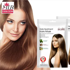 Private label oem deep conditioning recovery riparazione non fumante estratto vegetale levigante maschera per capelli riparatrice idratante