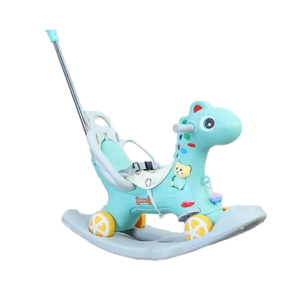 Balade à cheval à bascule pour enfants sur jouet grand jardin d'enfants multifonctionnel Anti-chute PP plastique Scooter cadeau unisexe <span class=keywords><strong>2</strong></span>-6 ans - Product Image 3