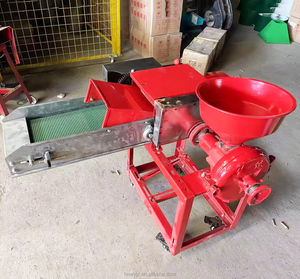 NUEVA VENTA CALIENTE 220V Chaff Cutter Grinder Máquina combinada Grain Chopper Grain Grinder con motor - Product Image 2
