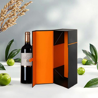 Boîtes cadeaux en carton rigide magnétique, laminées mat, écologiques, de luxe, personnalisées en gros pour les cadeaux de mariage, les bouteilles de vin