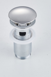 Phòng tắm bấm vào Clack Cống Bồn Rửa Lọc Chrome mạ nhựa Pop Up lưu vực chất thải với tràn - Product Image 2