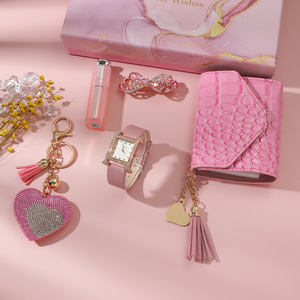 IStapromo <b>Gifts</b> Interchangeable Strap Watch Wallet Corporate <b>Gift</b> Set Women <b>Gift</b> Set for Valentine's Day Christmas Birthday - Product Image 2