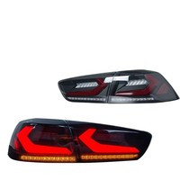 Lampu Depan LED RGB Warna-warni untuk EX 2008-2018 X Projector IP67 Tahan Air 6000K DRL untuk Mitsubishi Lancer Lampu Belakang LED
