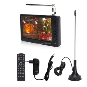 Mini TV portátil de 5 pulgadas ATSC, compatible con USB Digital para acampar, equipado con decodificador de segmento completo, TV de bolsillo con batería - Product Image 4