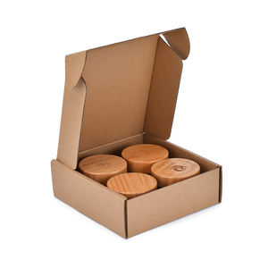 Boîte en carton ondulé d'expédition noire coffrets cadeaux d'expédition emballage boîte en carton ondulé blanc lettre Mailer - Product Image 4