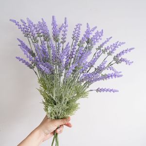 Flor Artificial de Lavanda CallaFloral, Rama Individual, Plástico Morado, Decoración de Interiores, Manualidades para Bodas, Estilo INS - Product Image 1