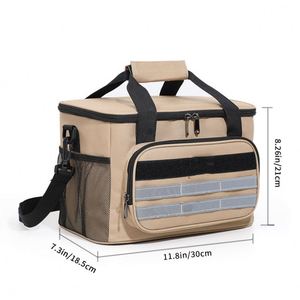 Customize Large <b>Lunch</b> <b>Bag</b> Insulated <b>Lunch</b> Box Leakproof Cooler Tote <b>Bag</b> <b>With</b> Adjustable Shoulder <b>Strap</b> for Picnic Beach - Product Image 6