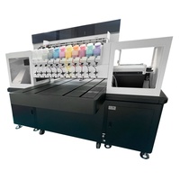 Imprimantes jet d'encre numériques directes sur textile (DTG) pour coton, encre pigmentée 2 stations pour jeans