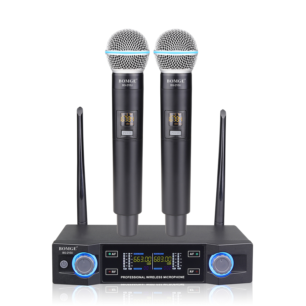 ワイヤレスマイクシステム プロフェッショナル UHF 4CH カラオケ