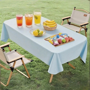 <span class=keywords><strong>Mantel</strong></span> Desechable <span class=keywords><strong>de</strong></span> Plástico Personalizable Estilo Instagram, Color Sólido, Extra Grueso, Impermeable, para Picnics, Campamentos y Uso en Exteriores - Product Image 1