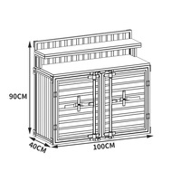 Meubles de restaurant style industriel en métal, très demandés : buffet, comptoir de bar rétro, armoire de rangement pour salle à manger, salon, hôtel, usage commercial