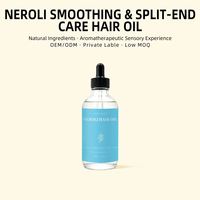 Minyak Perawatan Rambut Bunga Neroli Organik Murni 100% Menenangkan, Memperbaiki, Menutrisi Kulit Kepala, Aromaterapi Perawatan Rambut