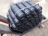 Rouleaux de convoyeur robustes, rouleaux de convoyeur à bande avec des caractéristiques antistatiques et antibactériennes pour l'industrie minière du charbon