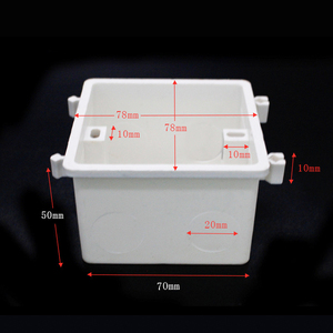 PVC uPVC 86 loại đôi mảnh Hộp chuyển đổi trắng/xanh/đỏ Màu một nhóm dưới cùng - Product Image 2