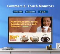 Tablet PC Comercial de 32 Pulgadas con Montaje en Pared, 1080p, Android, RJ45, Wi-Fi, RFID, POE, NFC, Pantalla Táctil Capacitiva, Rockchip Quad Core, para Negocios