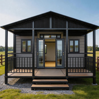 Maison conteneur modulaire préfabriquée de luxe isolée, extensible et abordable, à vendre