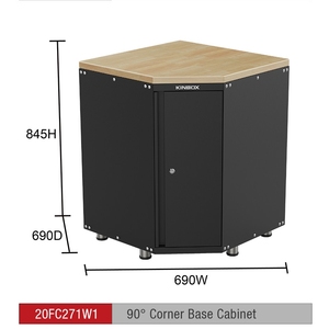 OEM Garage Unit 90 Corner Base <b>Cabinet</b> Case 3-Year Warranty Customizable Dimensions <b>Tool</b> Chest <b>Storage</b> for Home Garage DIY 20FC2 - Product Image 5