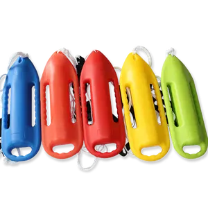 Lebensretter ausrüstung Wassers icherheit Schwimmende Schwimm boje Kunststoff-Torpedo-Rettungs dose für Rettungs boje