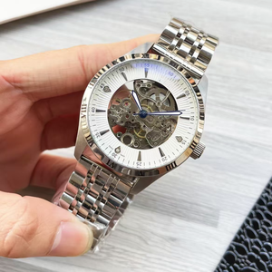 Reloj Mecánico de Lujo para Hombre, de Acero Inoxidable, con Calendario, Diseño Simple, para Uso Profesional, Estilo Patek - Product Image 5