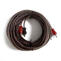 Cable de Audio 2RCA Macho a 2RCA Macho, Conector Niquelado, Revestimiento de PVC, Cable de Interconexión RCA Estéreo HIFI para Auto