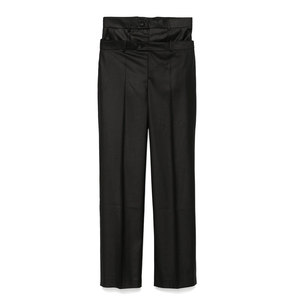 Your Own Design Custom Made Double Waist <b>Trousers</b> Drawstring Elastic Waist Simple Plain Solid Color Double Waist <b>Trousers</b> - Product Image 5