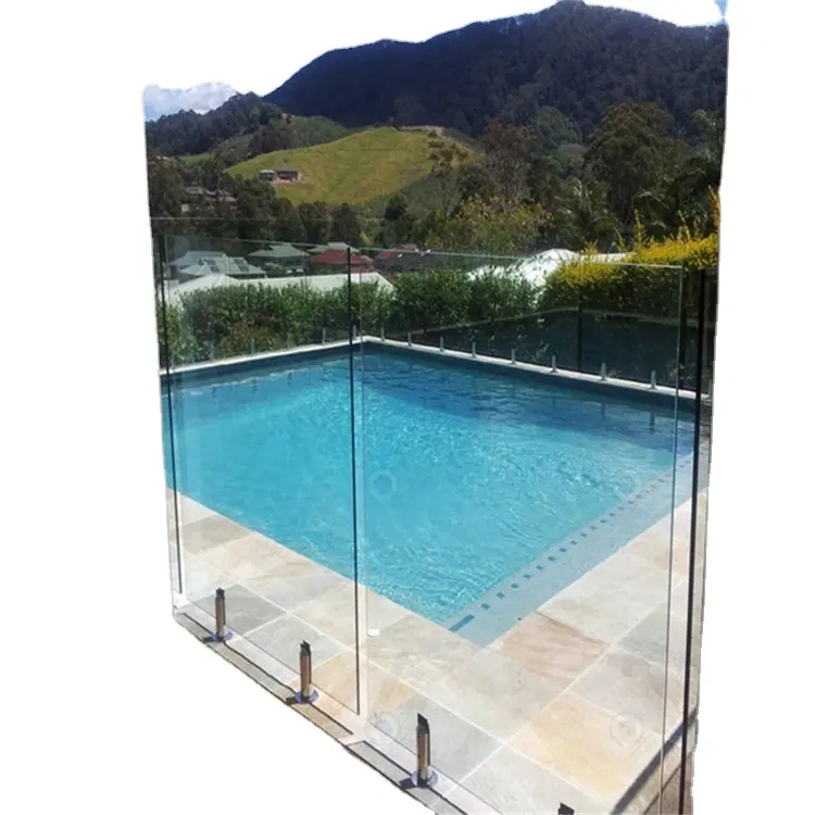 PRIMA - Factory Manufacture Geländer Australien Standard Sicherheit gehärtete Glasscheiben für Schwimmbad zaun