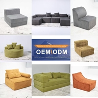 Canapé d'angle en tissu moderne de style européen, haute qualité, inclinable, avec rembourrage en éponge rafraîchissante, idéal pour appartement, salon.