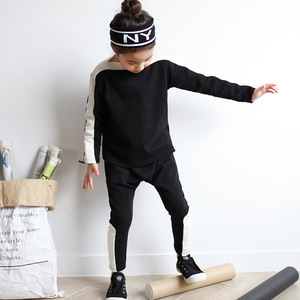 Ensemble pull et robe en tricot torsadé pour enfants, avec volants raglan - Product Image 3