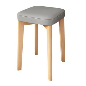 Chaises de bar empilables <span class=keywords><strong>en</strong></span> <span class=keywords><strong>bois</strong></span> massif BILIDO, durables, avec assise carrée, pour l'école, l'hôtel, l'appartement - Product Image 2