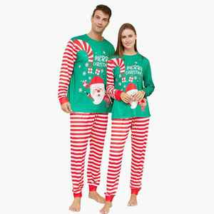 Pijamas Navideños Familiares Personalizados, Conjuntos de Algodón para Dormir, Conjunto de Pijamas para Mujer, Niños y Familia, Ropa de Dormir a Juego y Pijamas Navideños - Product Image 2