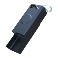 Boîtier de Banque d'Alimentation Haute Capacité pour 21 Piles 18650 (Sans Batterie) PD 10W 18W 22.5W QI Sans Fil 5W 10W 15W Type-C avec Écran LCD