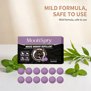 Lot de 12 répulsifs solides à la menthe poivrée pour souris, rats, serpents, et autres animaux nuisibles (gnous, etc.) – <span class=keywords><strong>Naturel</strong></span>, sûr pour les animaux domestiques et les humains, pour <span class=keywords><strong>jardin</strong></span>, cour, maison, abri, intérieur et extérieur - Product Image 3