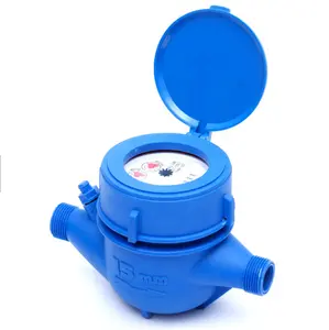 Plastic Multijet Watermeter Met Buitenste Aanpassing Apparaat Iso 4064 Klasse B / R 160