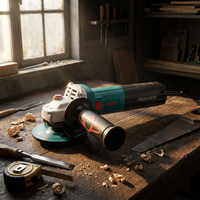 Meuleuse d'angle électrique industrielle filaire sans balais à vitesse variable 1650W 100/115/125mm pour la découpe, le meulage et le polissage