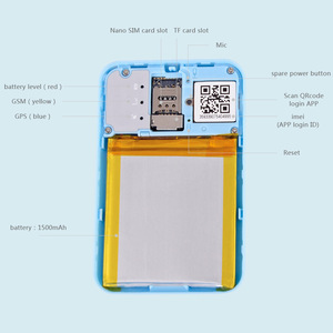 Mỏng Học Sinh Trung Học Cầm Tay ID Thẻ Mini GPS <span class=keywords><strong>Tracker</strong></span> Với SOS Nút - Product Image 3