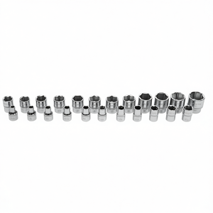 <b>Socket</b> Set 1/2 Inch Drive 23 Piece Metric Chrome Vanadium Steel - Product Image 2