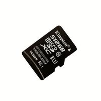 Clé USB Kingston 64 Go Classe 10 avec adaptateur, stockage et accessoires en plastique pour appareil photo et DVR