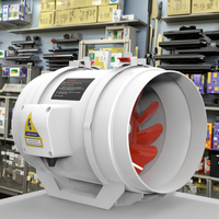 Ventilateur de surpression en acier inoxydable de haute qualité, 230V, pour conduits, avec garantie d'un an - Vente chaude
