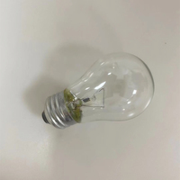 Ampoule de remplacement Edison à incandescence en verre transparent 25W 40W 60W 130V E26 Culot moyen A15