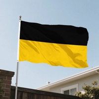 Drapeau OEM ODM de la Dynastie Habsburg Autrichienne 3x5 pieds, bannière imprimée numériquement pour salons professionnels, résistant à la décoloration