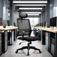 Chaise de bureau pivotante ergonomique en plastique, vente en gros d'usine, chaise de direction à prix abordable