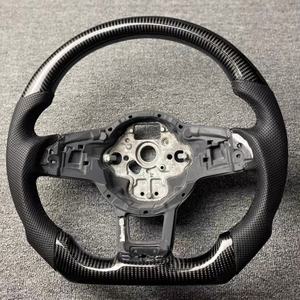 Volant en fibre de carbone forgé avec écran LED pour Volkswagen <span class=keywords><strong>Golf</strong></span> VW <span class=keywords><strong>Golf</strong></span> 6 <span class=keywords><strong>Golf</strong></span> 7 MK6 MK7 5GTI Polo GTS GTD <span class=keywords><strong>GT</strong></span> ER CCR-line - Product Image 5