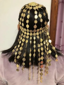 Diadema de estilo punk de metal con collar de horquilla y patrón de uñas <span class=keywords><strong>para</strong></span> <span class=keywords><strong>ropa</strong></span> de danza del vientre y joyería de actuación - Product Image 3
