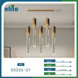 Moderno elegante lampadario a ciondolo nordico mezzo ferro apparecchio di illuminazione fornitore all'ingrosso per la decorazione per la casa minimalista scandinavo - Product Image 1