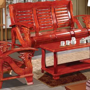 Muebles de Decoración para el Hogar, Juego de Sofás de Madera con Sofás de Brazos de Madera - Product Image 5