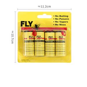2025 gran oferta plástico sólido pegajoso trampa para moscas cinturón para uso doméstico para granja y patio Control de moscas - Product Image 5