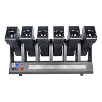 Barre de lumière à faisceau matriciel LED RGBW DMX double face à rotation infinie 12x80W avec stroboscope, 2 angles de faisceau, IP20 pour événements scéniques et clubs