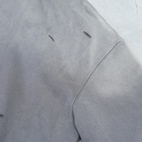 Sweat à Capuche Court et Lourd en Coton d'Automne 400 Gsm Essentiels Homme Logo Personnalisé Surdimensionné de Haute Qualité Délavé et Vieilli par Acide