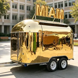 Chariot de restauration mobile pour hamburgers et tacos, idéal pour la vente en extérieur – Nouveauté UE - Product Image 1